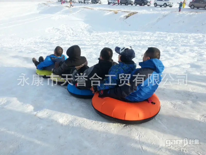 Skiing children's models 70cm round dryland wear thick inflatable sand board water skiing turf ski tow ring