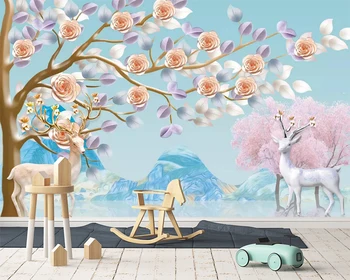 

[Self-Adhesive] 3D Flower 18455 Wall Paper mural Wall Print Decal Wall Murals