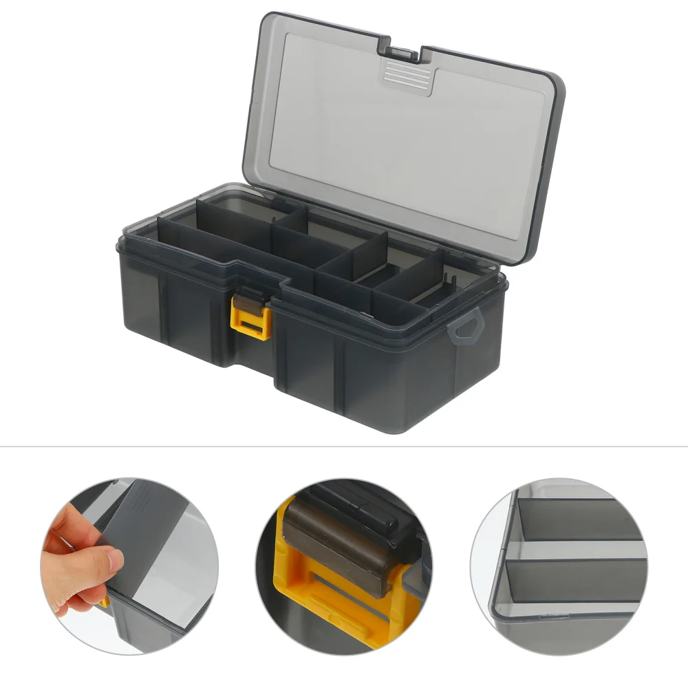 

1Pc Fishing Box Nice Safe Fine Chic Organizer Container Gift Case