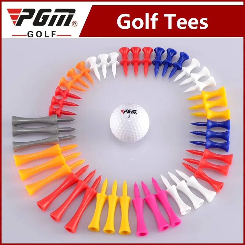 

PGM 4Pcs Multi Color Plastic Golf Tees Durable Cushion Top Golf Tee Golf Training Aids Accessories 51mm 57mm 68mm
