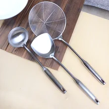 Немагнитная жемчужная линия утечки шпатель Ladel кухонный инструмент из нержавеющей стали продукт длинная ручка приготовления супа дуршлаг Spo