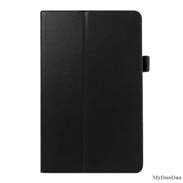 Tablet Case For Samsung Galaxy Tab E 9.6" T560 SM-T561 Cover Flip Stand Litchi Pattern PU Leather Case Protective Shell+Film+Pen - Цвет: black