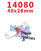 30 шт мультяшный персонаж плоское украшение из смолы PR 13716 - Цвет: 14080