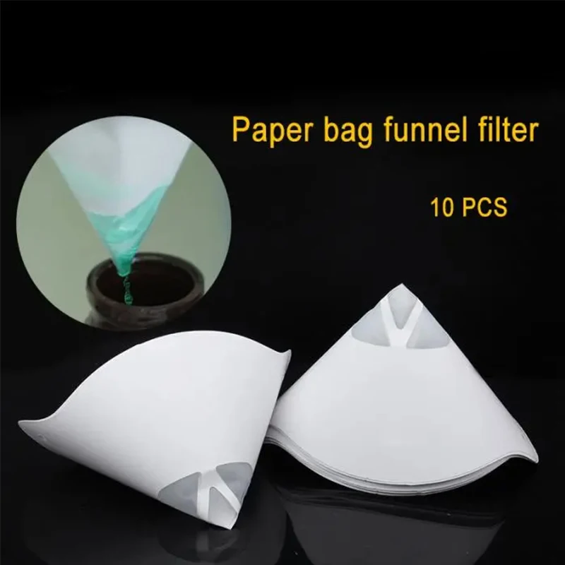 

10pcs/30pcs/50pcs Disposable Thicken Paper Filter Funnel Resin Filament Filters For SLA UV 3D Printer