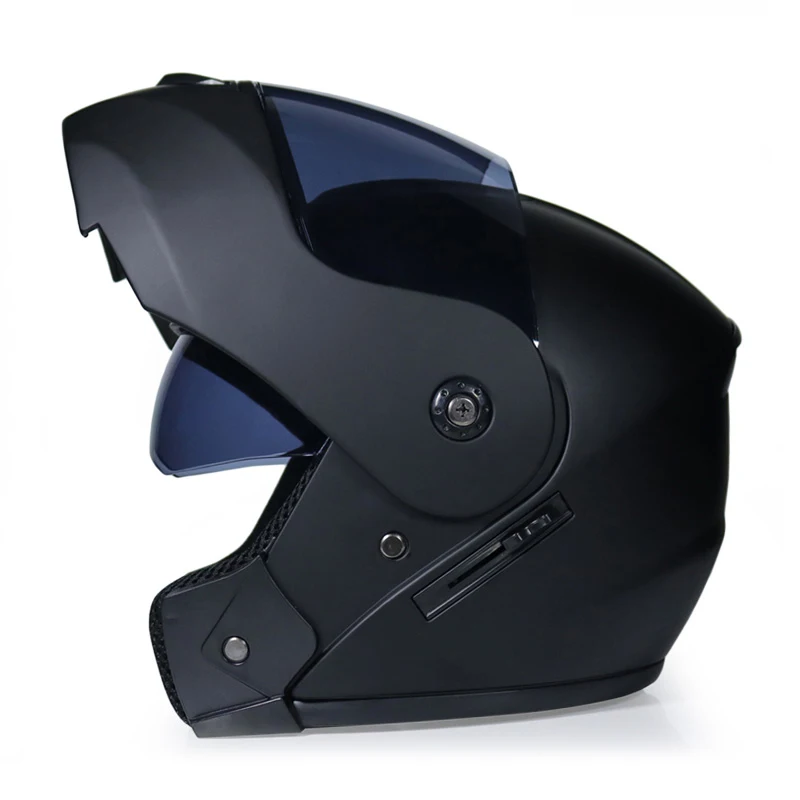 Профессиональные гоночные мотокроссные шлемы модульные с двойными линзами мотоциклетный шлем унисекс Полный лицевой безопасный шлем флип-ап Cascos Para Moto - Цвет: A04