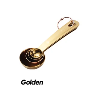 

Full Stainless Steel Measuring Cup Spoon Kitchen Baking Cooking Tool Set Rose Gold Spoons Kitchen Supplies Mesurement Cups New