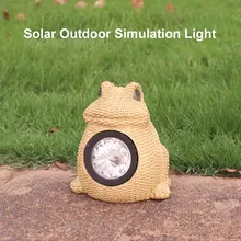 Садовые Ландшафтные светильники в виде животных светодиодный солнечный полимерный светильник украшение лужайки наружное водонепроницаемое уличное освещение двора декоративная лампа