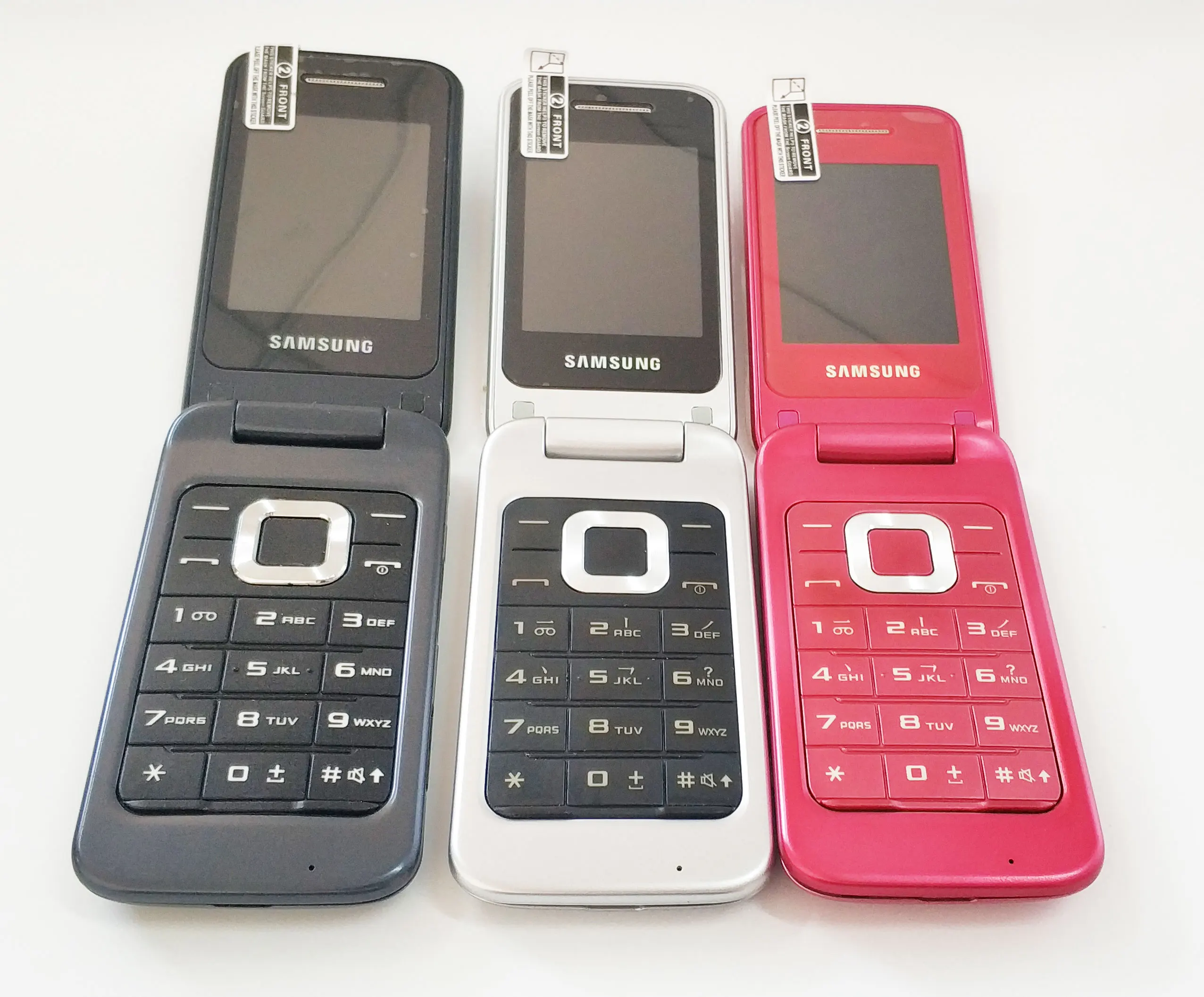 Refurbished Unlocked Cell Phone Samsung C3520  Flip  2.3 Screen GSM 1.3Mp Camera buy refurbished iphone