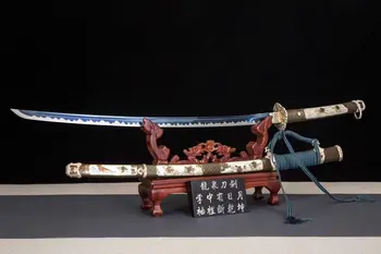 

Wonderful Japanese Samurai Katana Sword Tachi style Blade kampilan Temper Groove Steel Blade