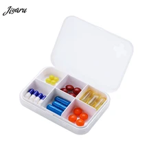 6 Grids Medicine Holder Mini Pill Box Weekly Pill Box Tablet Storage Case Container Dispenser Organizer Travel Pill Case Holder