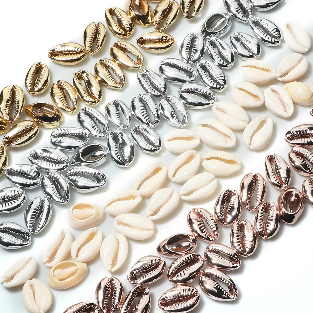 Jewelry-Accessories Bracelet Beads Seashell Necklace-Making Conch Cowrie DIY Beach Women