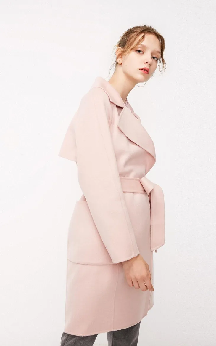 Vero Moda Женское шерстяное пальто со шнуровкой | 318427522