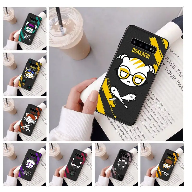 Чехол для Samsung S10 E S9 plus S6 edge S7edge S8plus S5 с изображением радуги Six Siege DIY | Мобильные