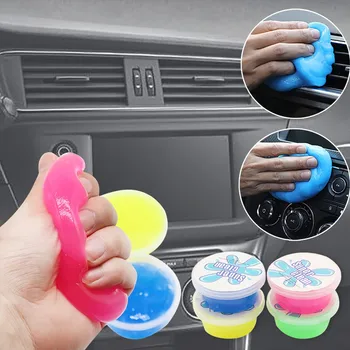 

Magic Soft Sticky Clean Glue Slime Dust Dirt Cleaner For Car Cleaning Supplies Keyboard Home Pratical Cleaning Accessories#