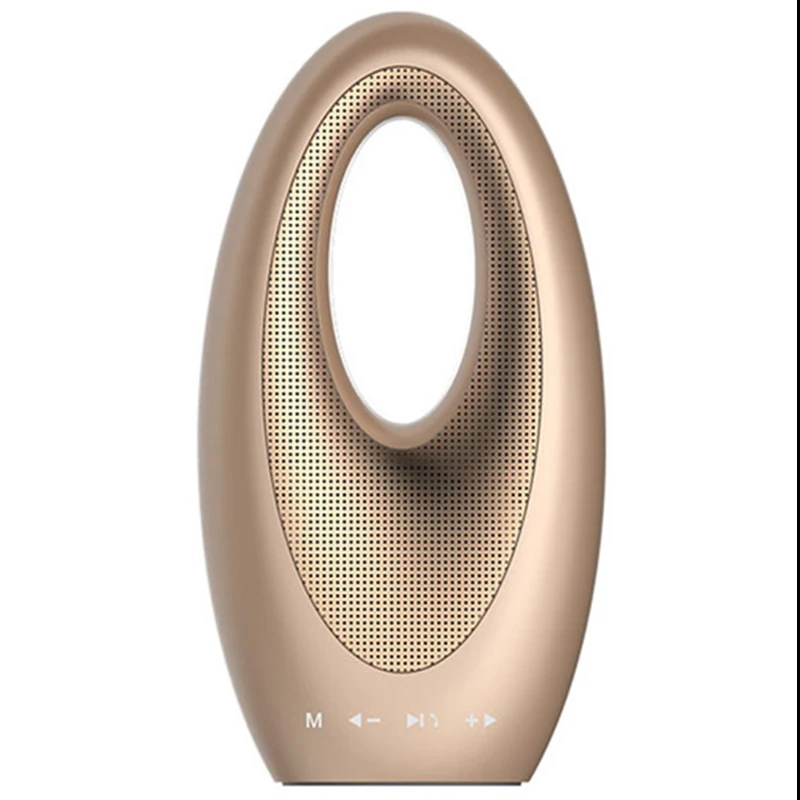 Gold Многофункциональный креативный открытый беспроводной Bluetooth динамик Tf карта Usb аудио радио для мобильного компьютера музыкальный динамик s - Цвет: Gold