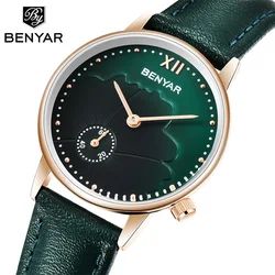 NEW BENYAR Women Watches Top Brand Luxury Quartz Watch Fashion Casual Lady Wristwatch Ladies Gold Waterproof Watches Reloj Mujer