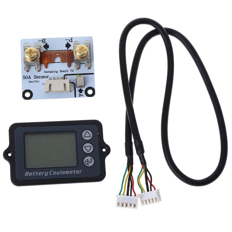 

DC8-80V 50A Battery Coulometer TK15 Professional Precision Battery Tester for LiFePo Coulomb Counter