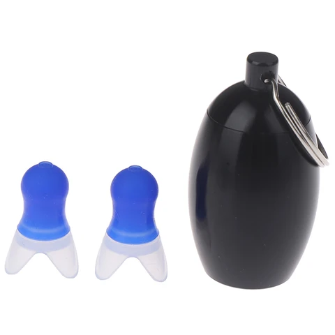Pair Anti-Noise Ear Protectors Noise Cancelling Ear Plugs Waterproof Soft Silicone Earplugs For Sleeping Swimming Flight