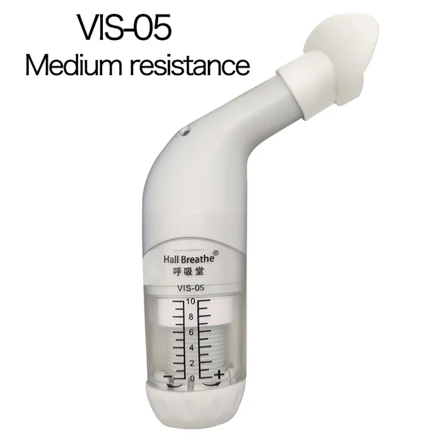 Lung Breathing Trainer Inspiratory Expiratory Muscle Exerciser DrugFree Respiratory Therapy