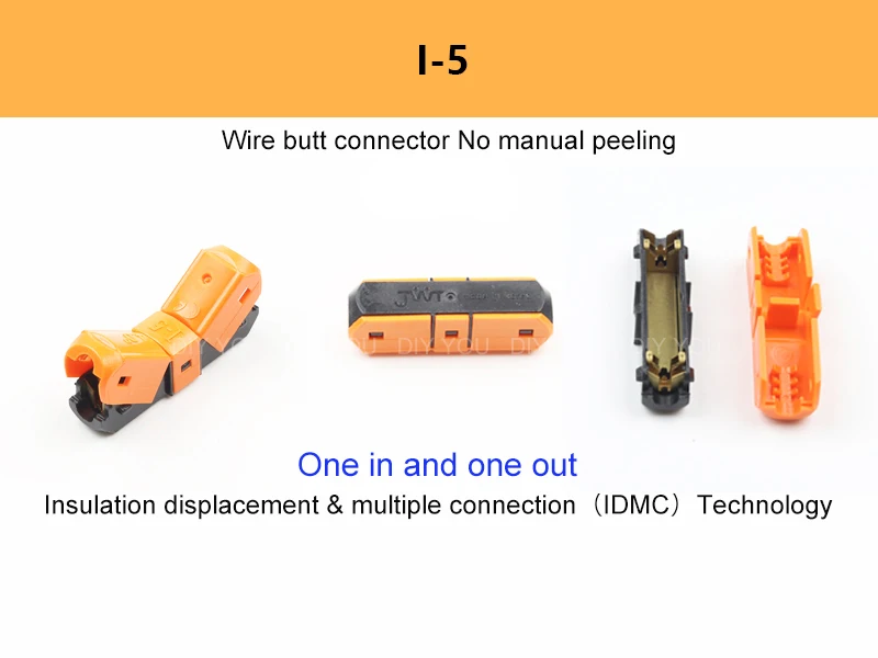 JOWX I-1/2/3/4/5 проводов разъем проводки прямой связи, не клещи для удаления клеммной колодки Пресс Тип разъема 0,3~ 4mm2 23~ 10AWG