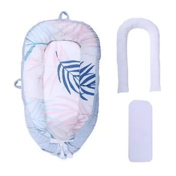 

Travel Baby Sleep Nest Bed Soft Breathable Cotton Infant Lounger Portable Newborn Crib
