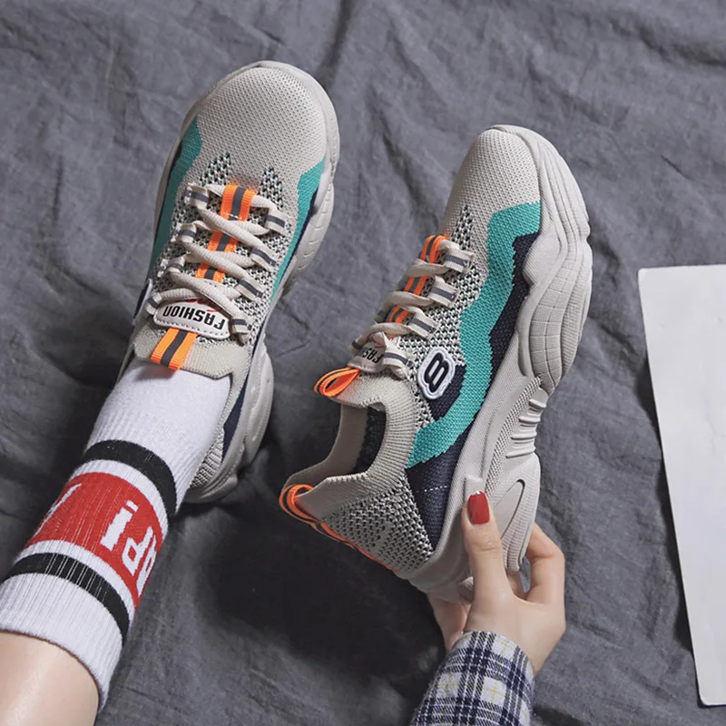 

Women's Sneakers Summer 2019 Womens Shoes shoes Tennis Female Casual Woman Platform New Woman's Trainers Thick Fashion Mesh