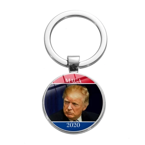 SONGDA Hot Trump брелок для ключей «флаг» удерживает Америку большого Дональда Трампа для переизбранного сторонника ключница брелок - Цвет: Style 7