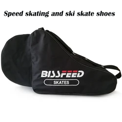 1 Piece Triangle Ice Skating Speed Roller Skate Shoes Bag Portable Carry Shoulder Strap Nylon Bag Case For Adult Children