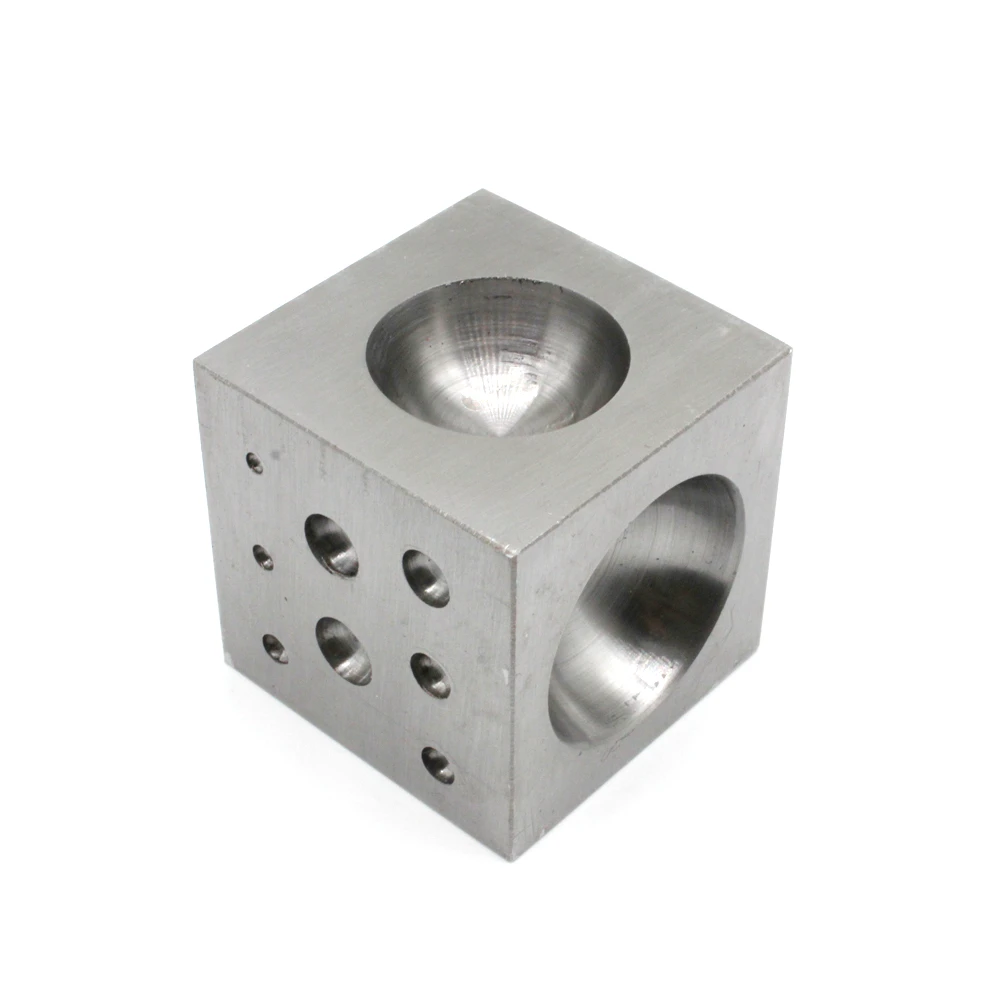 MIni Square Dapping Block for Shaping Texturizing 25mm Jewelry Doming Tool