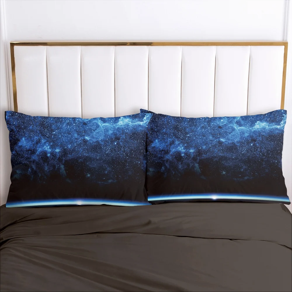 

Galaxy Pillow cover Pillow case Bedding Pillowcase Pillowcovers decorative for home 3D 50x75 50x70 Black starlight