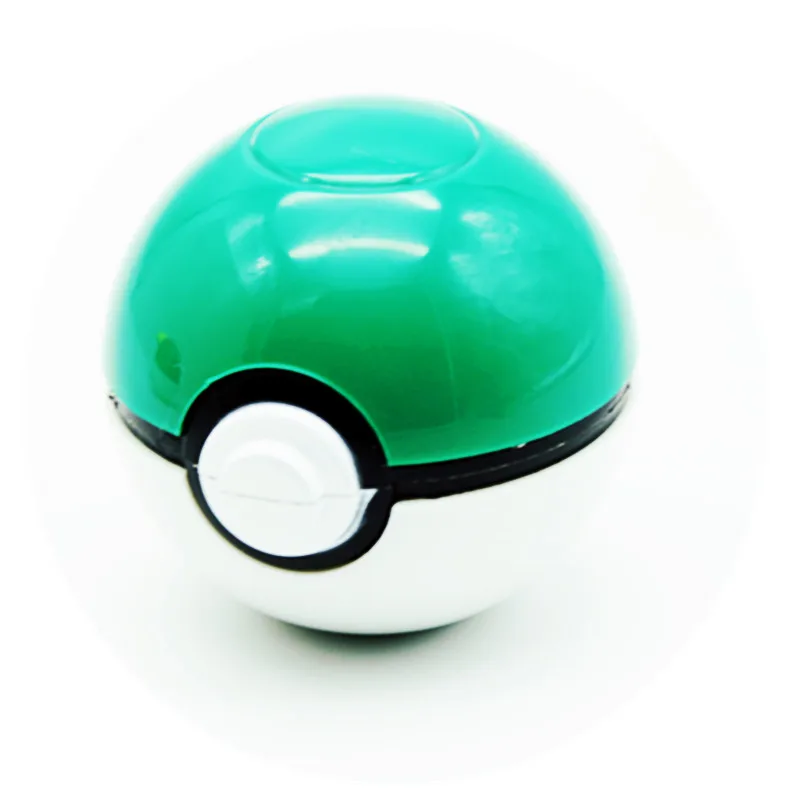 Измельчитель травы Pokeball Пикачу Покемон измельчитель табака с курительный кальян травяная подарочная коробка - Цвет: Зеленый
