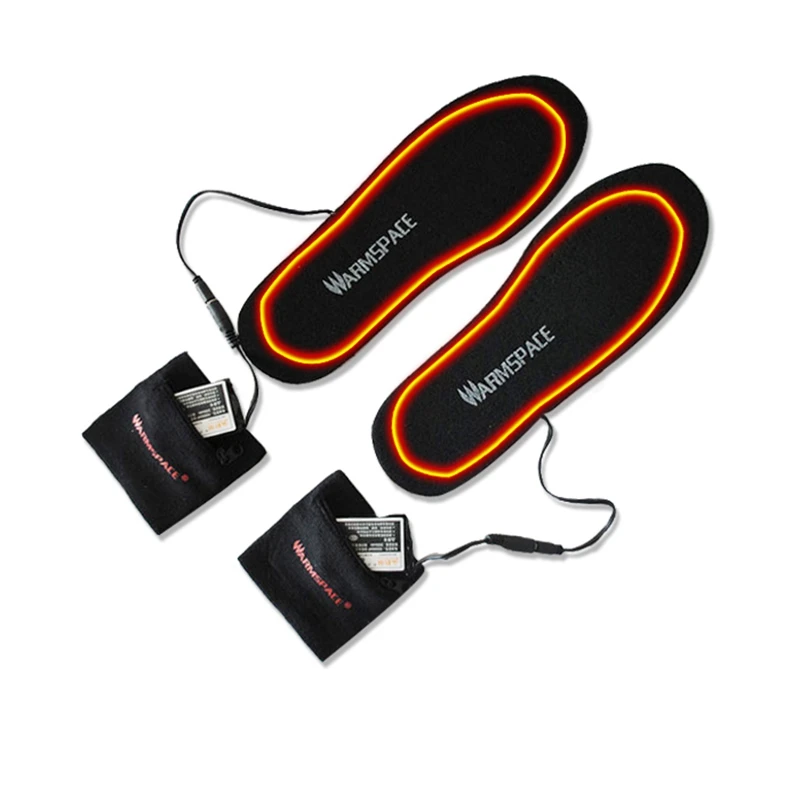 Warmspace универсальные заряжаемые USB электрические стельки с подогревом 3,7 V 2000MAh стельки для утепления тепловые теплые стельки с подогревом