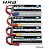 HRB FPV 450 500 7.4V 11.1V 14.8V 18.5V 22.2V 5000mAh 50C 100C 2S 3S 4S 5S 6S LiPo Battery For Traxxas Car Helicopter Boat ► Photo 1/6
