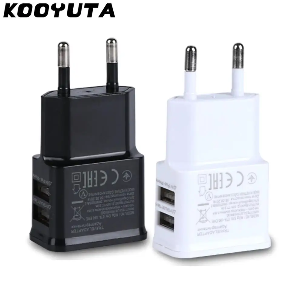 Настенное зарядное устройство с двумя USB портами 5 В 2 А|phone ipod charger|phone jpgphone charger mobile