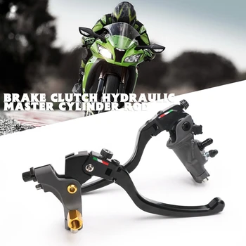 

Universal Motorcycle Brake Master Cylinder Cable Clutch Levers Hydraulic Pump 18-22 mm for Honda Yamaha Kawasaki Suzuki