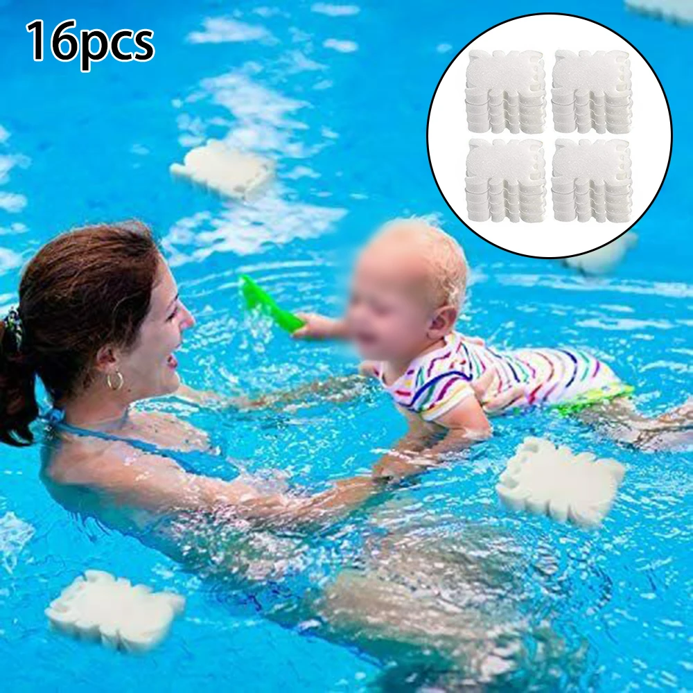 16PCS/set Creamy Oil Absorbing Scum Sponge For Hot Tub Swimming Pool