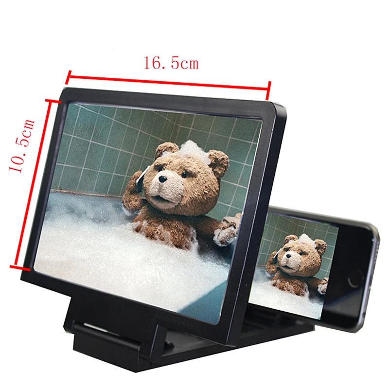 

3D HD Screen Amplifier Phone Holder Magnifying Stand for Video Folding Screen Enlarged Eyes Protection Video Folding Expander