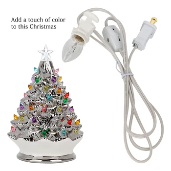 

Accessory Cord with One LED Light Bulb with On/Off Switch Plugs for Holiday Decoration Craft Projects Wedding Party Supplies