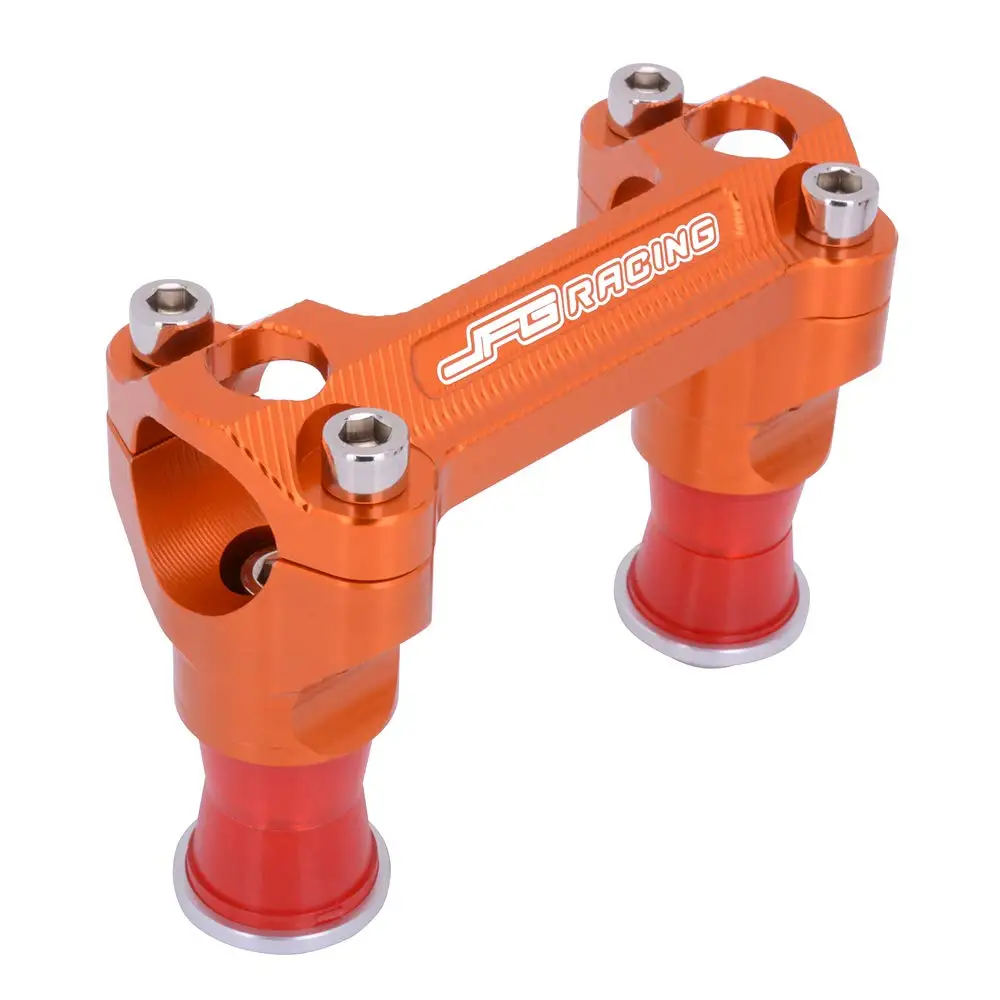 orange 28 мм CNC Заготовка для руля Riser Крепление зажим для KTM SX125 SX150 SX250 XC250 XC300 SX SXF XC XCF XCFW 125 250 350 450 - Цвет: orange