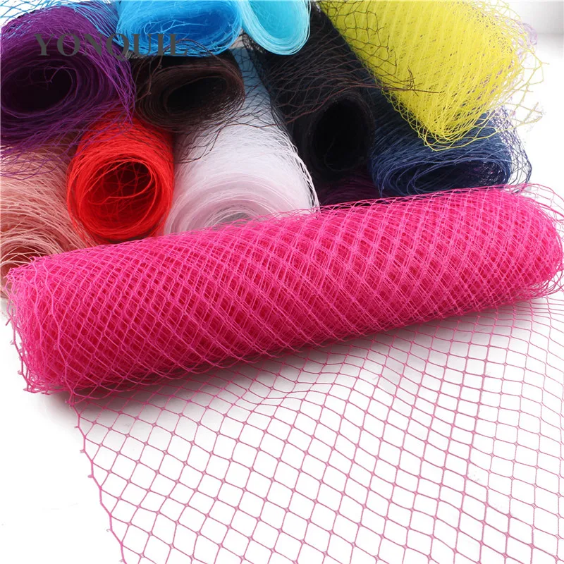 para bodas accesorio para el cabello de 25CM x 1M Tela de malla para sombreros estilo ruso para bodas accesorio para el cabello de 25CM x 1M Tela de malla para sombreros estilo ruso