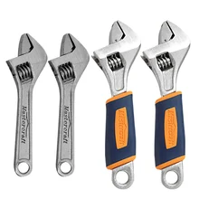 

4pcs Adjustable Wrench Set Metal Universal Spanner Mini Nut Key Bathroom Wrench High Strength Metal Repair Hand Tool Jaw Spanner