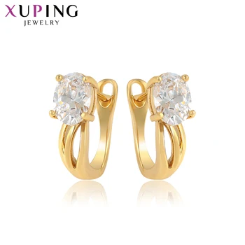 

Xuping European and American Style Earrings Elegant Hoops for Women Temperament Style Jewelry Party Gifts 80303