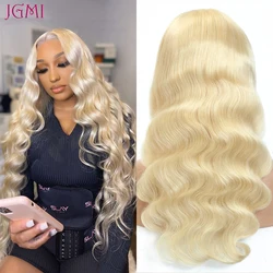 Curly HD Transparent Honey 613 Blonde Lace Front Wig Human Hair 13X4 13X6 Body Wave Lace Frontal Wig For Black Women Human Hair