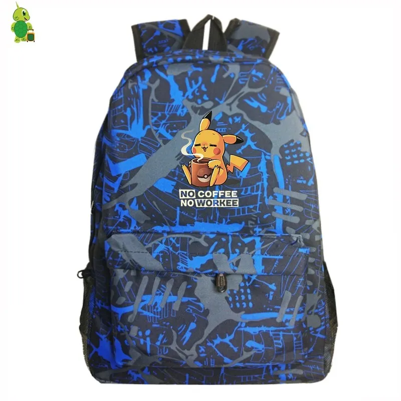 Mochila Pokemon Pikachu рюкзаки Дэдпул школьные сумки для подростков девочек мальчиков Женский Мужской рюкзак для ноутбука рюкзак дорожный рюкзак