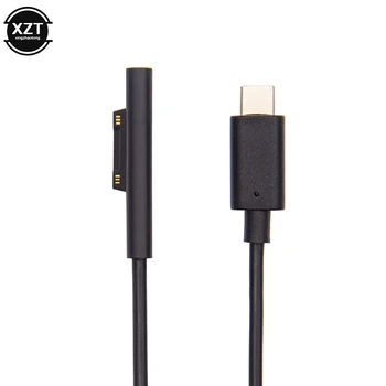 1.5M USB C Type C Power Supply Charger Adapter 15V 3A Cord for Microsoft Surface Pro 6/5/4/3 /GO PD USB 3.1 Fast Charging Cable 1