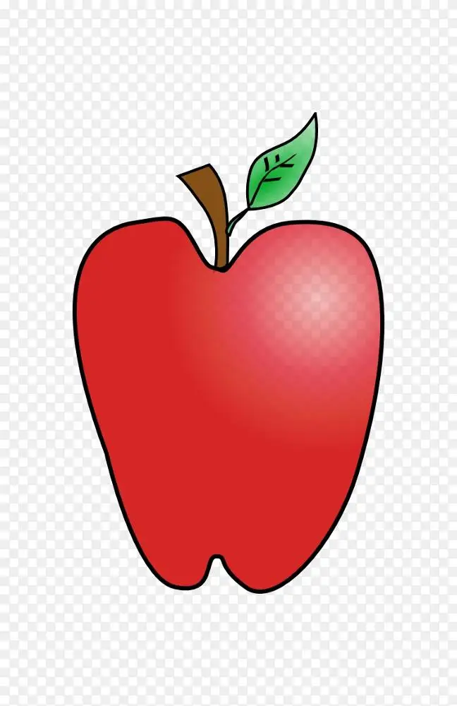 剪贴画图像卡通苹果图形-苹果
