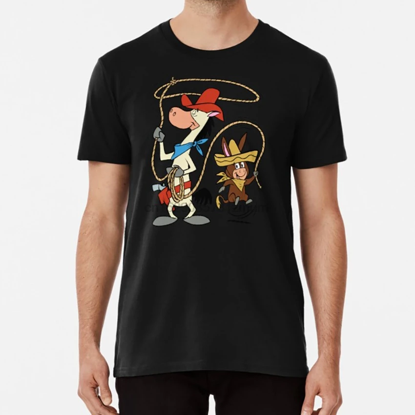 Quick Draw McGraw Baba Looey Ropin T shirt quick draw mcgraw baba looey cartoon comic comics |
