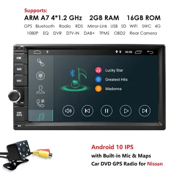 

Navigation for 2 din car gps autoradio bluetooth radio car multimedia player 2din Cassette Recorder carplay wifi 4g android 2+16