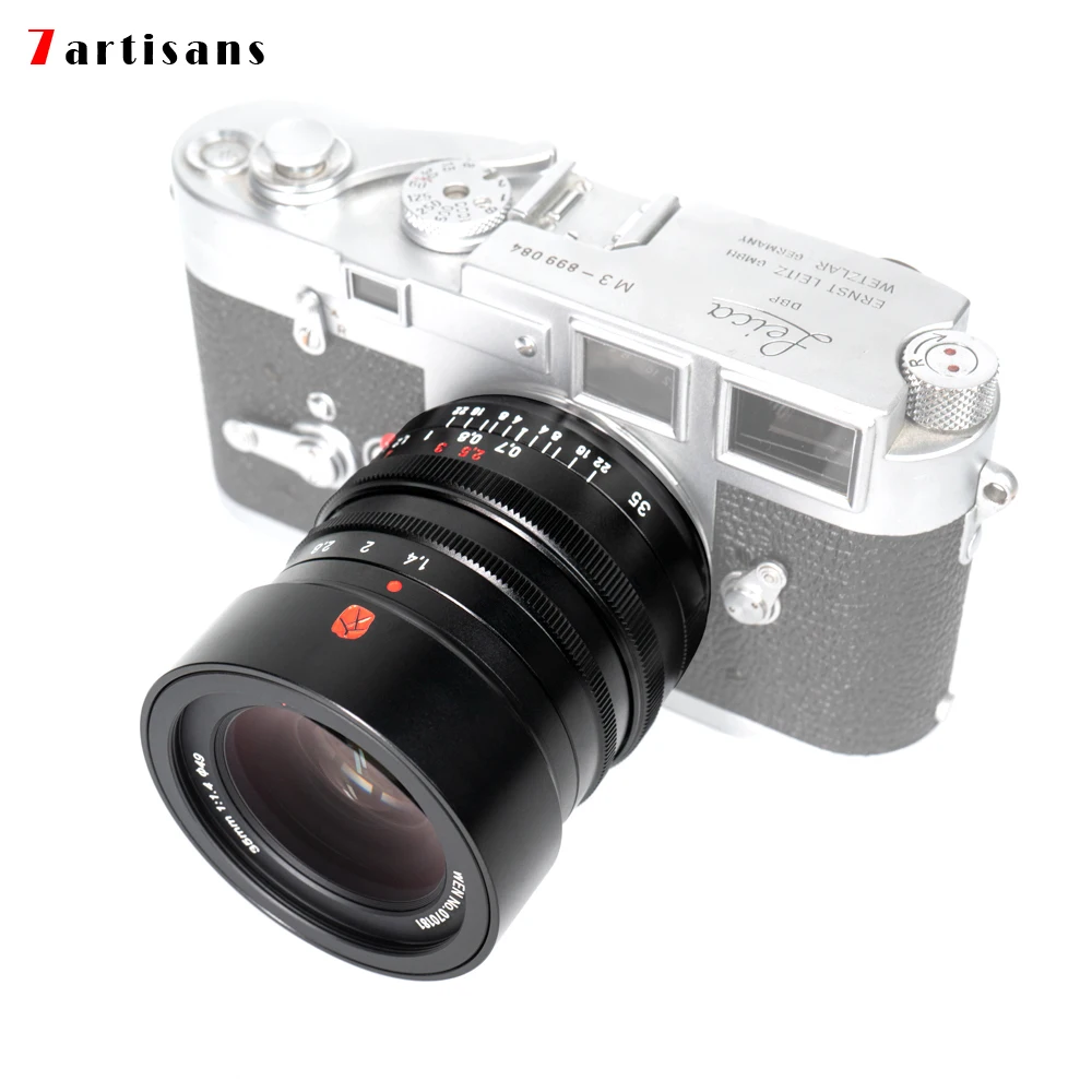 7artisans M35mm f1.4 для Leica M2 /M3/M4/SL/ TL /TL2/CL Fujifilm GFX полная оправа M-Mount Объектив Бесплатная