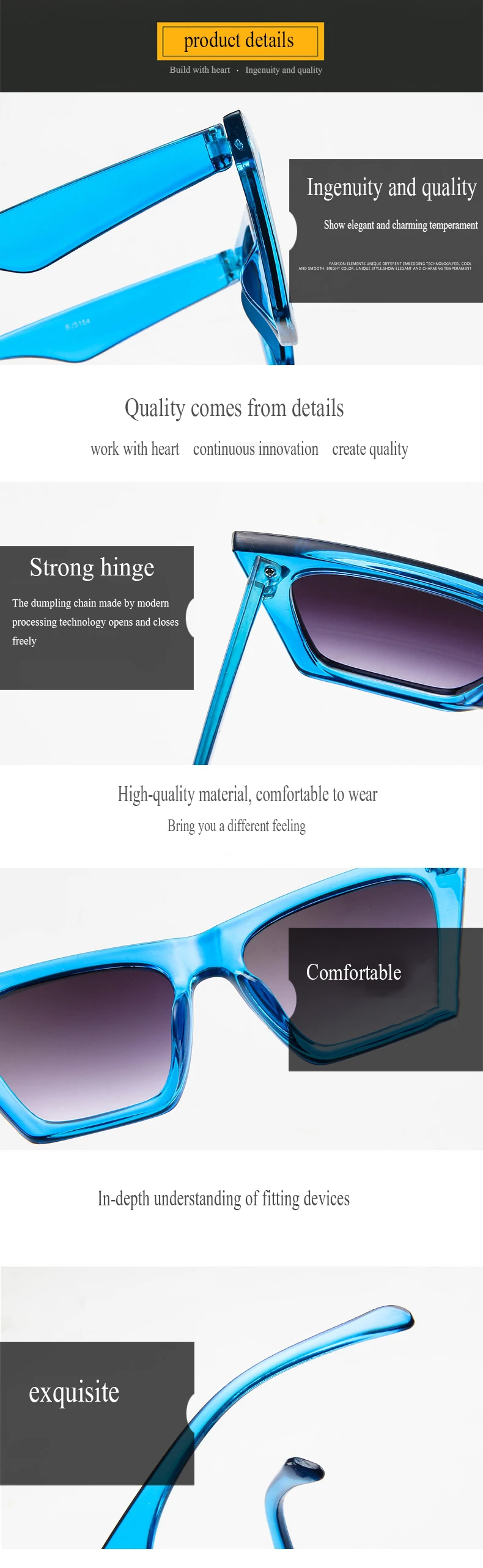 JIFANPAUL New fashion sunglasses for men and women retro sunglasses trendy personality glasses street photography sunglasses fashion sunglasses